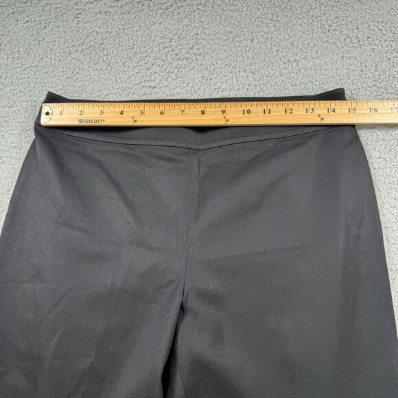 St. John Dress Pants Womens Size 6 Black Wool Straight‎ Leg Office Work - Picture 4 of 10
